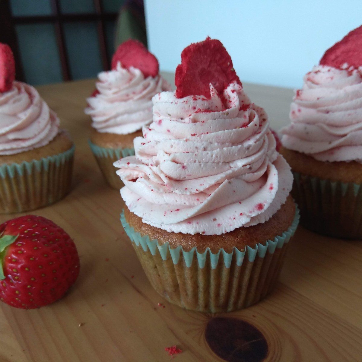 Strawberry cupcakes