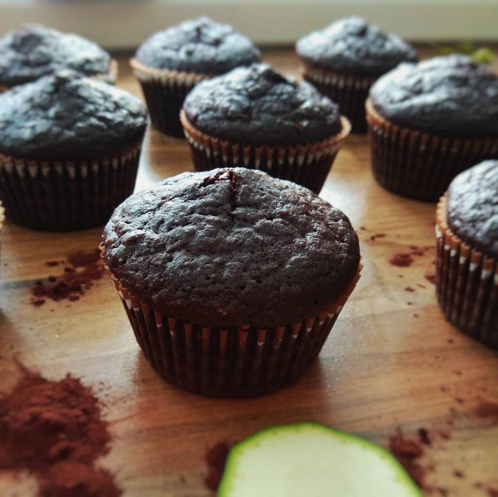 gluten free courgette muffins